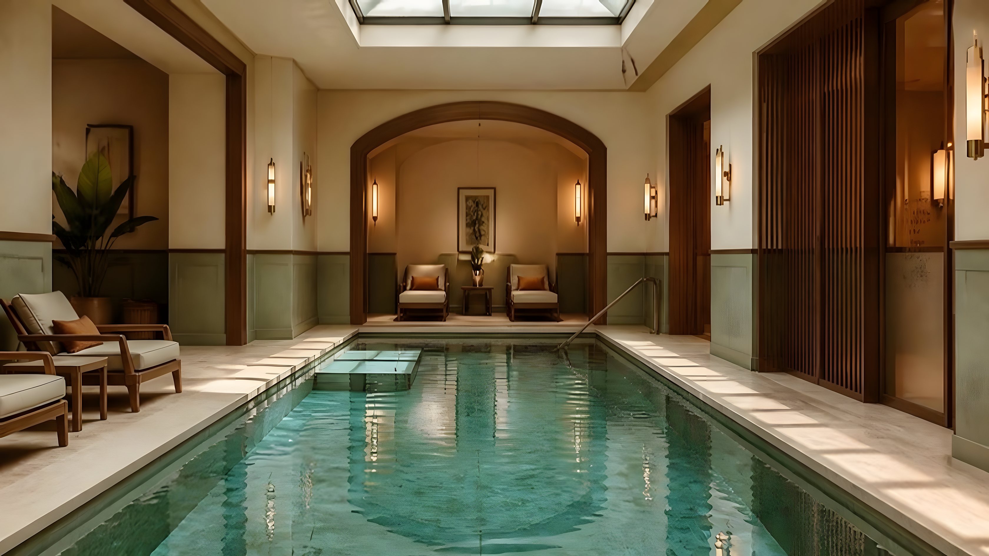 La piscine intérieure
