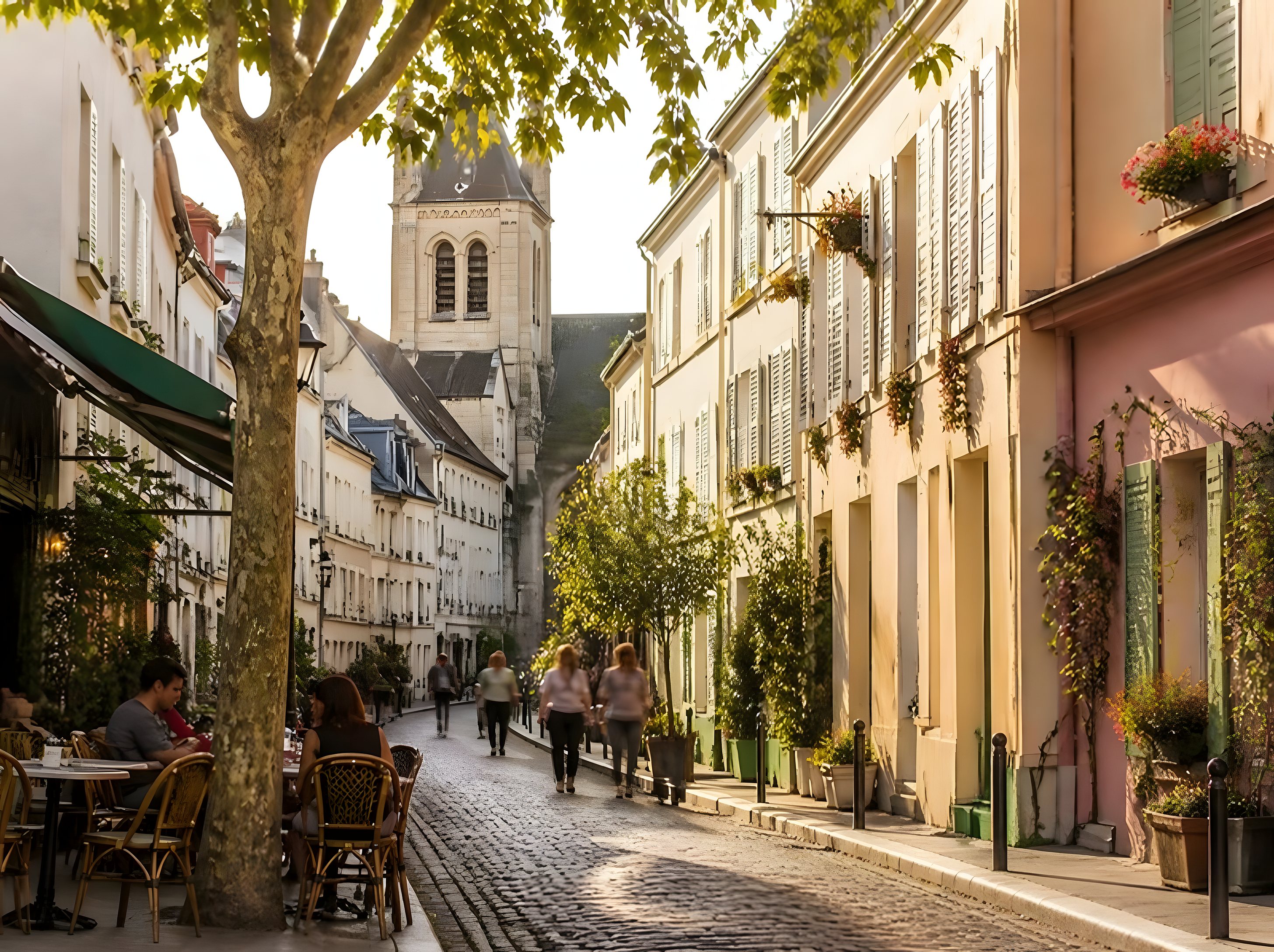 Le village de Charonne, Paris 20e